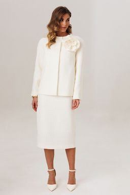 Костюм Lars Style 1208/1 молочный, оттенки сливочного масла