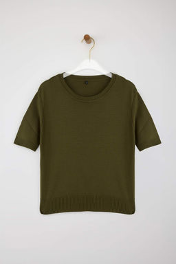 TRENDYOLMILLA Mavi Basic H?rka-Bluz Triko H?rka TWOAW25HI00216 фото 7