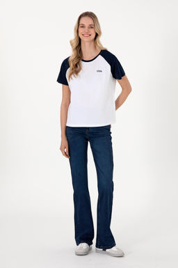 Kad_n Lacivert Bisiklet Yaka Ti__rt Sepette S_rpriz _ndirim - U.s. polo assn фото 4