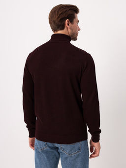 Джемпер мужской GREG G123-DA491 бордо/черный