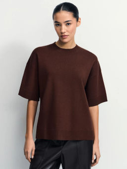 Джемпер из вискозы с рукавом 3/4 / Zarina фото 4