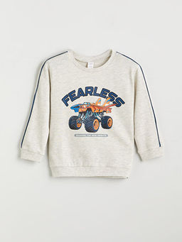 Bisiklet Yaka Erkek ?ocuk Sweatshirt 2li