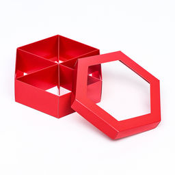 Цена за 5 шт. Менажница Красная, 18,5 х 18,5 х 5,5 см - UPAK LAND фото 4