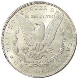 Монета 1 доллар 1883 года США Доллар Моргана