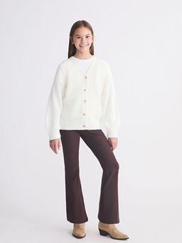 V Yaka K?z ?ocuk Triko H?rka