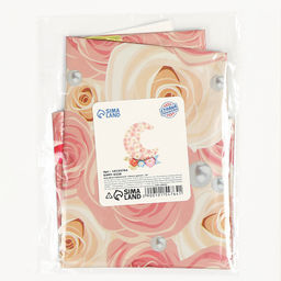 Цена за 2 шт. Воздушный шар фольгированный 35" «Луна в цветах», фигура