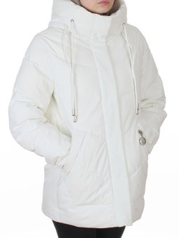YR-6612 WHITE Куртка зимняя женская (150 гр. холлофайбер)