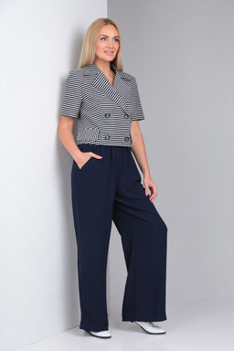 Костюм Gamma & Gracia 537 синий синий белая полоска  фото 3