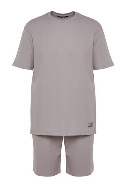 TRENDYOL MAN Mavi Regular Fit Waffle Sortlu Pijama Tak?m? TMNSS23PT00032 - Trendyolmilla фото 20