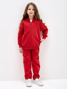 Красная толстовка для девочки - Kogankids фото 24