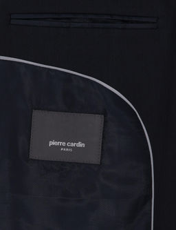 Lacivert Slim Fit Tak_m Elbise
