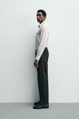 CAMISA ESTRUCTURA EASY CARE / Rayas marrones - Zara фото 4