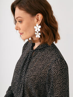 Платье шифон резинка+галстук