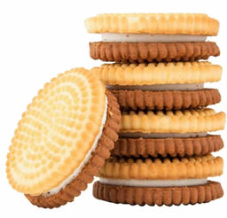 Сахарное (ПС229) мини с начинкой со вкусом МОРОЖЕНОЕ печенье вес 2 кг (Вижер)