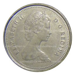 Монета 10 центов 1981 года Канада