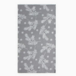 Полотенце новогоднее Этель Серебряные ветки, 40х73 см, саржа 190 г/м2  фото 2