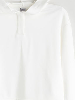 Kap??onlu K?z ?ocuk Sweatshirt