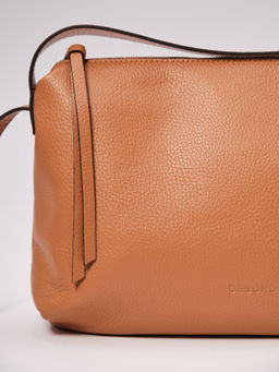 Сумка кожаная Deboro 30963 коричневый лист