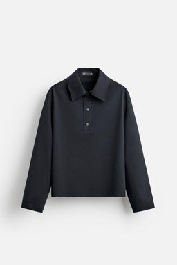 WOOL BLEND POLO SHIRT - Zara фото 6