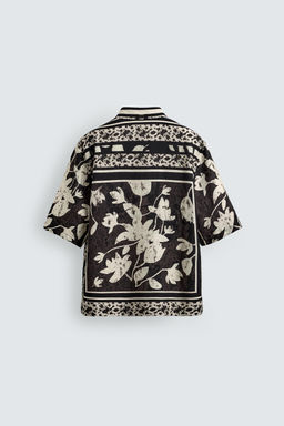 LEAF PRINT SHIRT - Zara фото 8