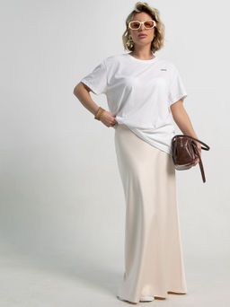Юбка атласная Эвелин (сливочная) Ю15382-25М - Lt collection фото 11