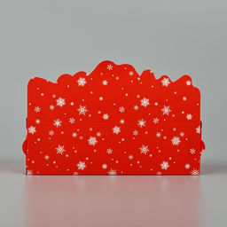 Цена за 5 шт. Коробочка для макарун новогодняя «Снегири», 18×5.5×5.5 см