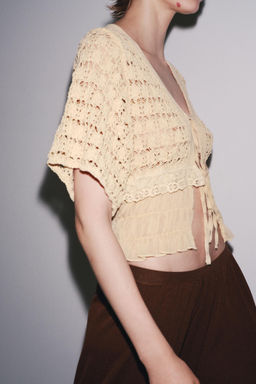 COMBINED KNIT JACKET - Zara фото 4