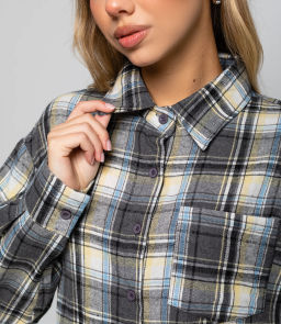 Рубашка #КТ225 (5), серый - Dommod фото 5