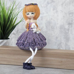 Фигурка Лаванда висячие ножки 2 штуки набор 22 см / 9638 /уп 48/ - Галеонтрейд фото 2