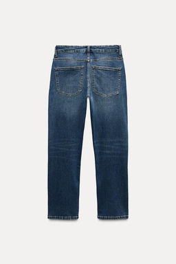 ZW COLLECTION RELAXED SLIM FIT MID-RISE JEANS - Zara фото 8