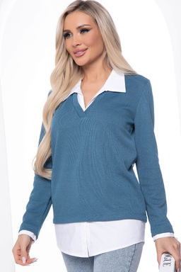 Джемпер На высоте (синий) Б8865