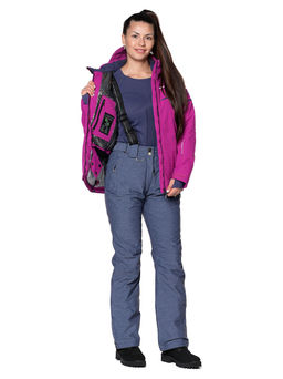 Брюки D-8015 Джинсовый