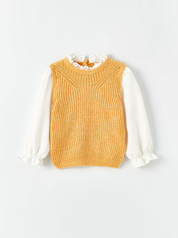 Bisiklet Yaka K?z Bebek Kazak