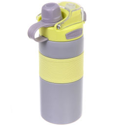 Термос 600мл "Фитнесс", цвет серый