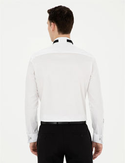 Beyaz Slim Fit Smokin G_mlek