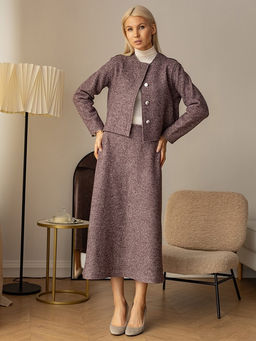 шерсть 40%, вискоза 60% юбка - Волтри фото 9