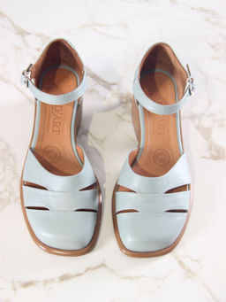 Босоножки 5032.23663be.Авокадо лион +коричневый - Edart фото 6