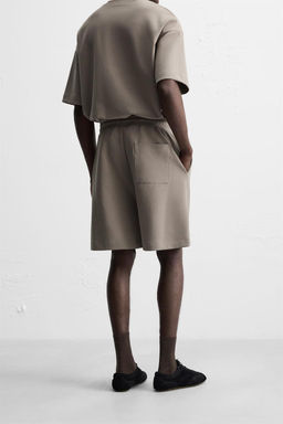 PLEATED TECHNICAL BERMUDA SHORTS - Zara фото 12