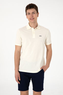 Erkek Regular Fit Polo Yaka Krem Basic Ti__rt Sepette S_rpriz _ndirim - U.s. polo assn фото 8