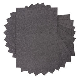 VISTA-ARTISTA Бумага цветная глиттерная GLIT-A4 250 г/м2 A4 21 х 29.7 см 10 шт. 07 - черный (black)