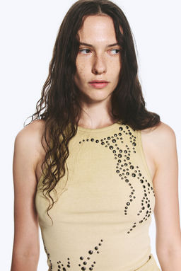Top de tirantes con tachuelas - H&m фото 5
