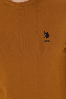 Мужской базовый свитер кокосового цвета - U.s. polo assn фото 7