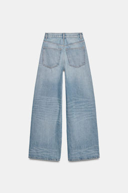 JEANS TRF EXTRA WIDE LEG TIRO ALTO / Azul pastel - Zara фото 7