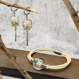 Серьги из муранского стекла RHYTHM LS2119 - Vloes фото 6