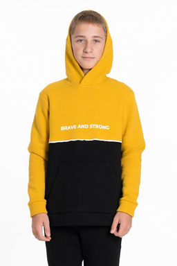 Толстовка М224098Па горчичный