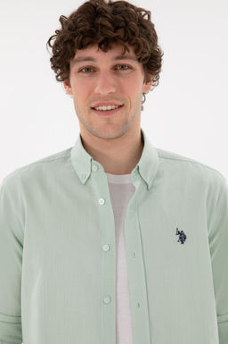 Erkek Su Ye_ili Uzun Kollu Basic G_mlek Sepette S_rpriz _ndirim - U.s. polo assn фото 3