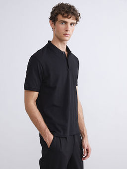 Polo Yaka D?z Erkek Ti??rt