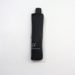 Зонт механический «Однотонный», 4 сложения, 8 спиц, R=47/55 см, d=94 см, чёрный