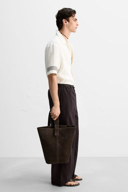 LEATHER HANDBAG - LIMITED EDITION - Zara фото 2