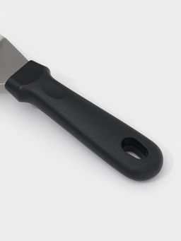 Лопатка перфорированная Доляна, 30.5?7.2 см, нержавеющая сталь, чёрная  фото 4
